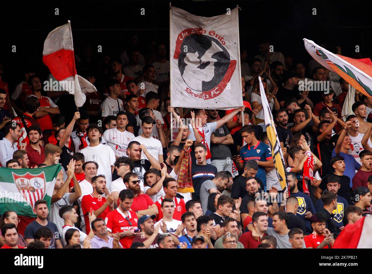 Spanisches Fußballspiel La Liga Sevilla gegen Valencia im Stadion Ramon Sanchez Pizjuan in Sevilla, 18. Oktober 2022 SEVILLA 18/10/2022 Jornada 10 Liga Santander Estadio Sánchez Pizjuán Sevilla FC-Valencia CF 900/Cordon Press Stockfoto