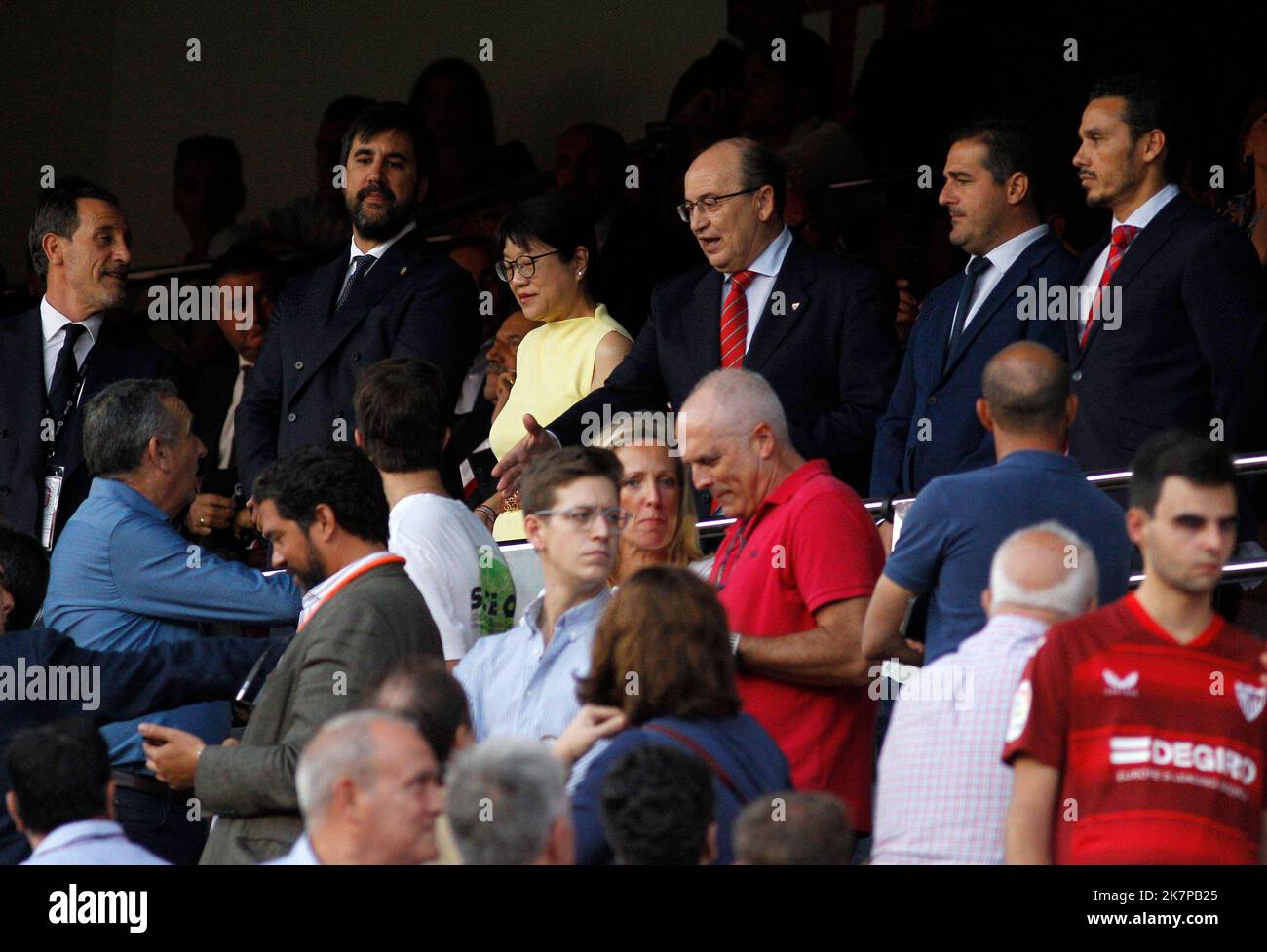 Spanisches Fußballspiel La Liga Sevilla gegen Valencia im Stadion Ramon Sanchez Pizjuan in Sevilla, 18. Oktober 2022 SEVILLA 18/10/2022 Jornada 10 Liga Santander Estadio Sánchez Pizjuán Sevilla FC-Valencia CF 900/Cordon Press Stockfoto