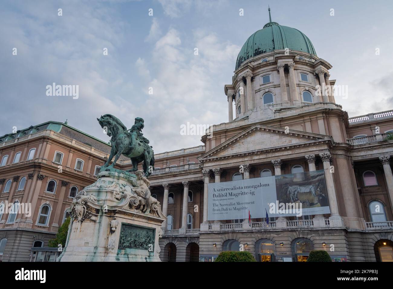 Ungarische Nationalgalerie auf der Budaer Burg - Budapest, Ungarn Stockfoto