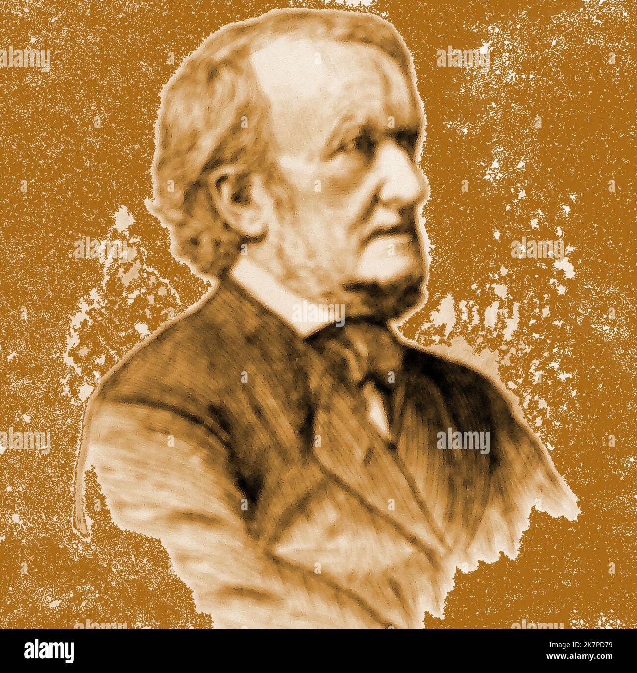 Ein viktorianisches Porträt von Wilhelm Richard Wagner (1813. – 13. Februar 1883), einem deutschen Komponisten, Redner, Theaterdirektor und Musikdirigenten, der für seine Opern und Musikdramen berühmt ist. ---- ein viktorianisches Porträt von Wilhelm Richard Wagner (1813 – 13. Februar 1883), deutscher Komponist, Redner, Theaterdirektor und musikalischer Dirigent, rühmt für seine Opern und Musikdramen. Stockfoto Ein viktorianisches Porträt von Wilhelm Richard Wagner (1813. – 13. Februar 1883), einem deutschen Komponisten, Redner, Theaterdirektor und Musikdirigenten, der für seine Opern und Musikdramen berühmt ist. ---- ein viktorianisches Porträt von Wilhelm Richard Wagner (1813 – 13. Februar 1883), deutscher Komponist, Redner, Theaterdirektor und musikalischer Dirigent, rühmt für seine Opern und Musikdramen. Stockfoto
