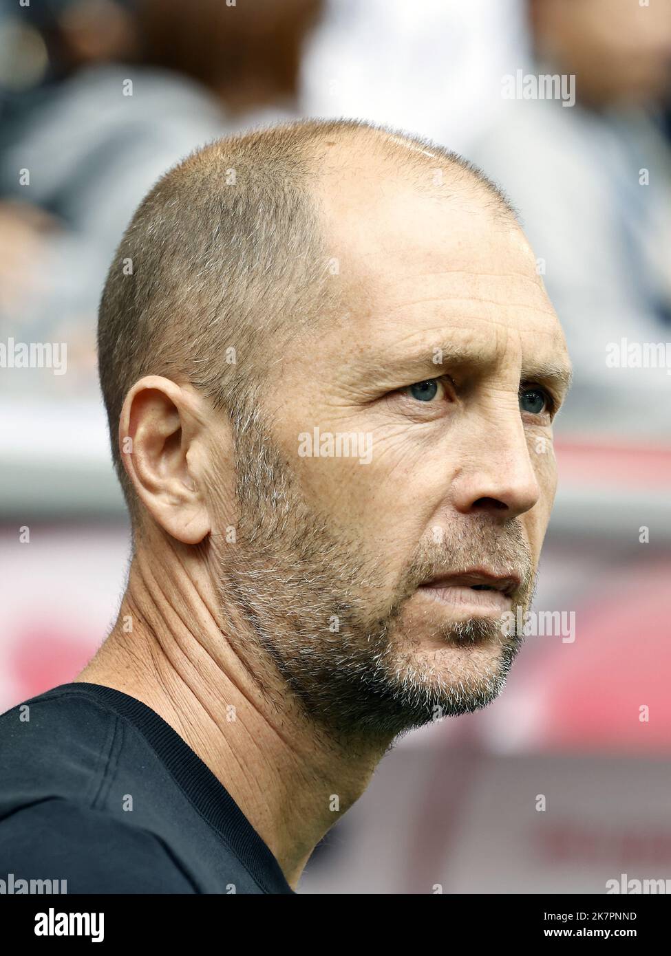 DÜSSELDORF - Nationaltrainer der Vereinigten Staaten, Gregg Berhalter, während des Freundschaftsspiel Japan gegen United States International, das am 23. September 2022 in der Düsseldorfer Arena in Düsseldorf stattfand. ANP | Dutch Höhe | Maurice van Steen Stockfoto