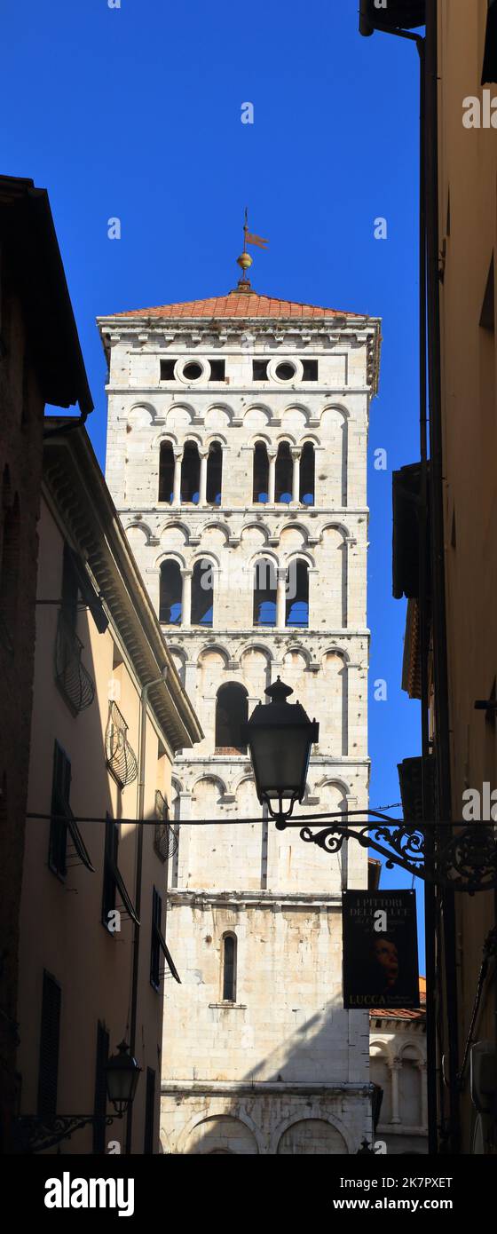 Chiesa di San Michele in Foro, Lucca, Italien Stockfoto