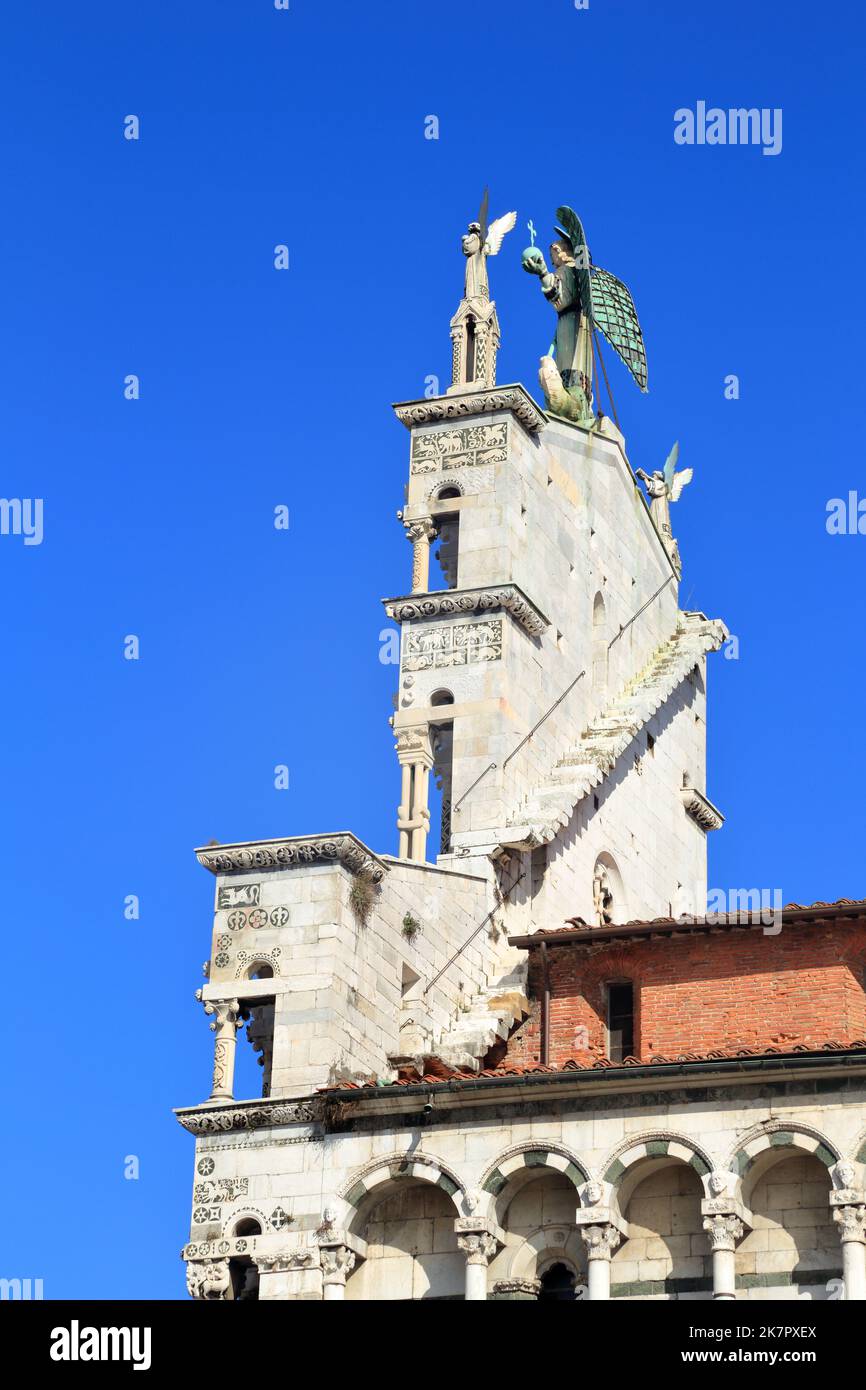 Chiesa di San Michele in Foro, Lucca, Italien Stockfoto