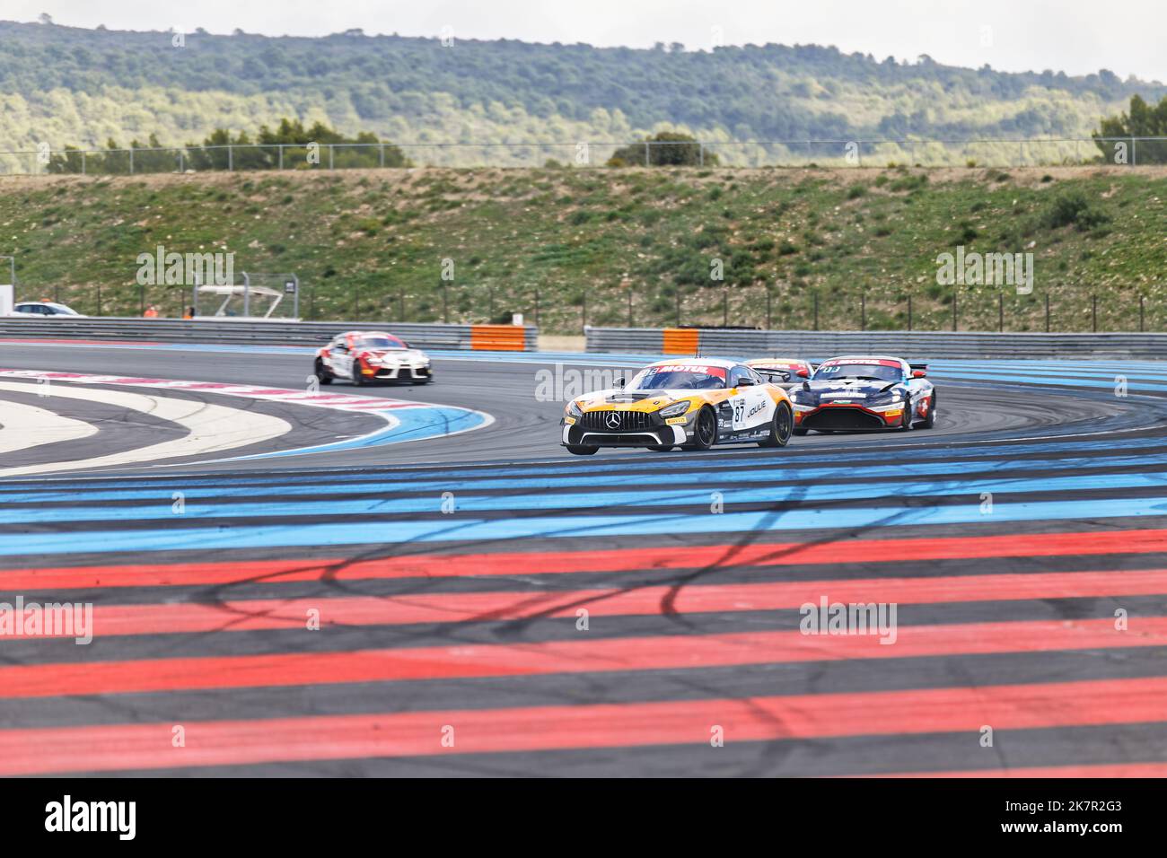 Französische Meisterschaft GT4 Paul Ricard, Le Castellet, FRANKREICH, 16/10/2022 Florent 'MrCrash' B. Stockfoto