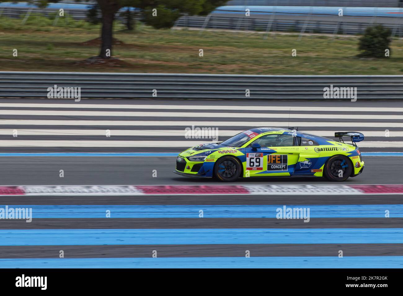 Französische Meisterschaft GT4 Paul Ricard, Le Castellet, FRANKREICH, 16/10/2022 Florent 'MrCrash' B. Stockfoto