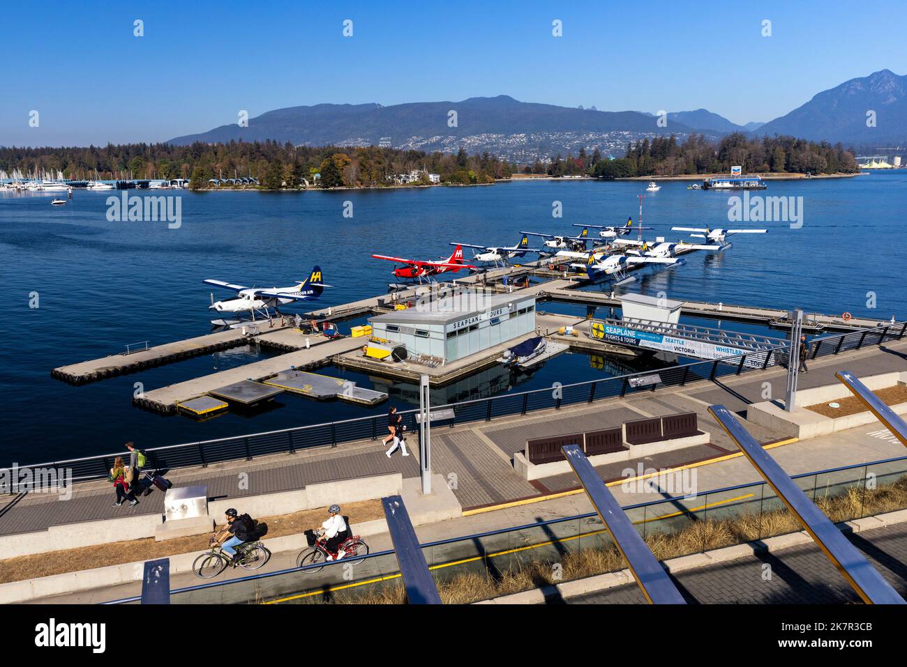 Vancouver Harbour Flight Centre - Vancouver, British Columbia, Kanada Stockfoto Vancouver Harbour Flight Centre - Vancouver, British Columbia, Kanada Stockfoto