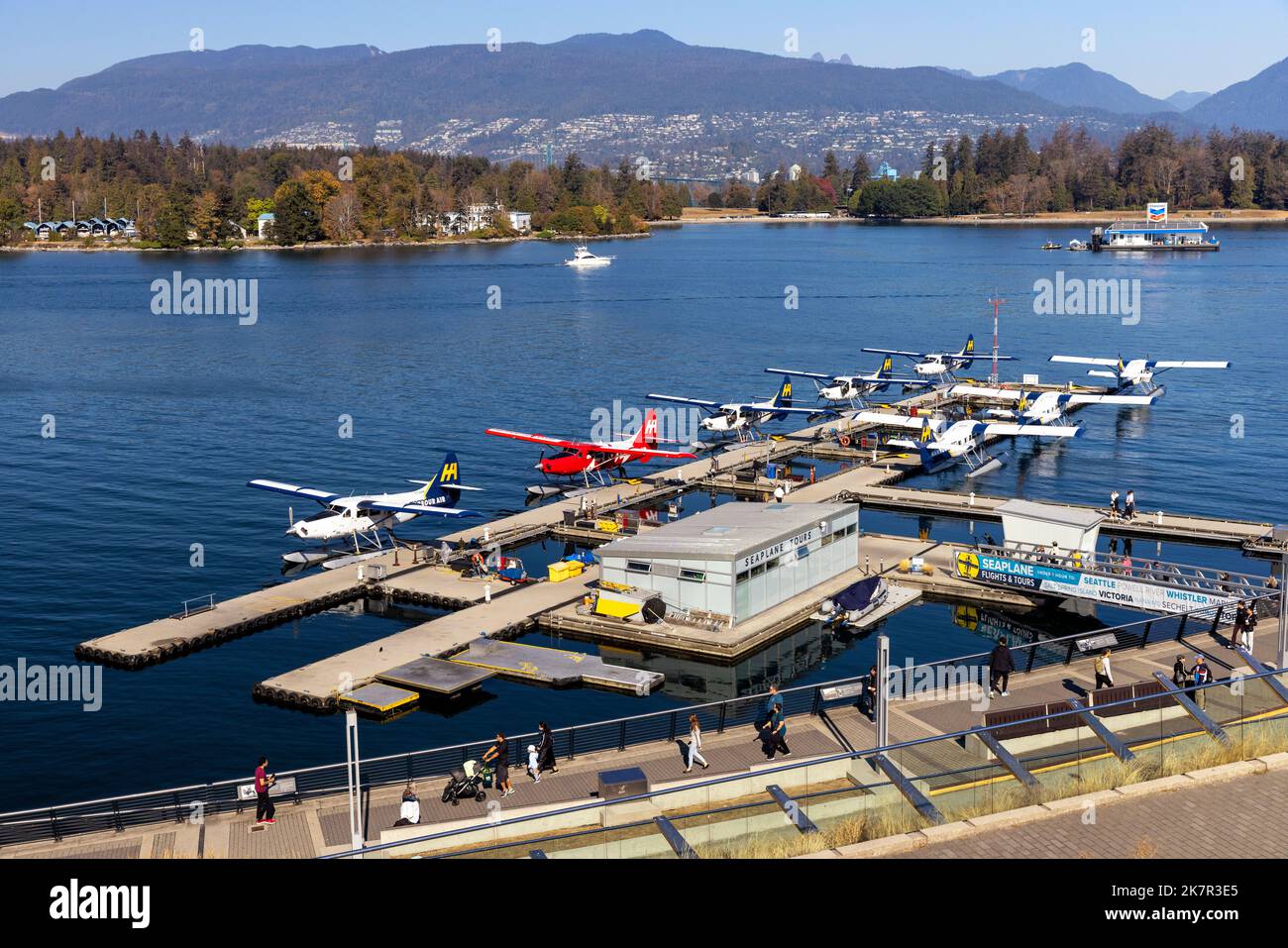 Vancouver Harbour Flight Centre - Vancouver, British Columbia, Kanada Stockfoto Vancouver Harbour Flight Centre - Vancouver, British Columbia, Kanada Stockfoto