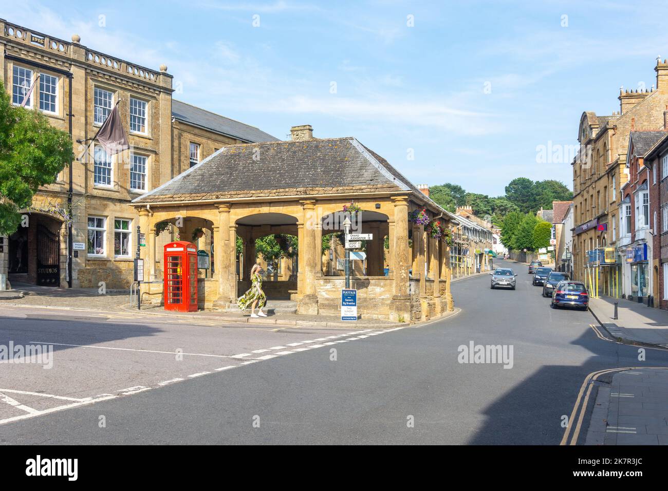 The Ancient Market House, Market Place, Ilminster, Somerset, England, Vereinigtes Königreich Stockfoto