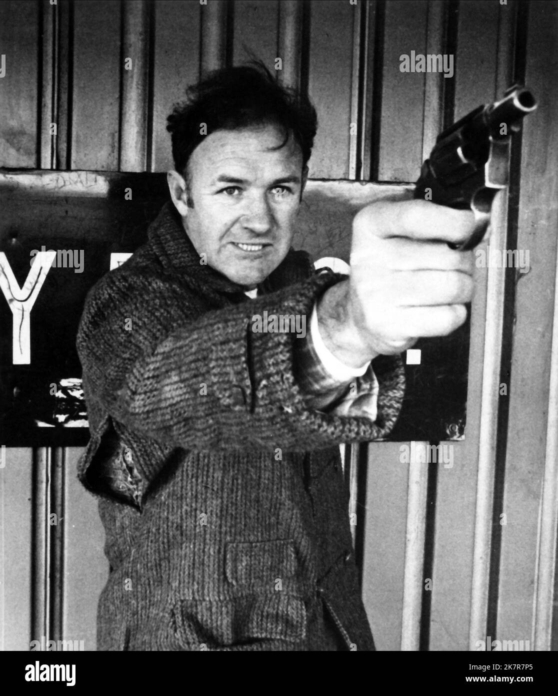 Gene Hackman Film The French Connection (1971) Charaktere: Jimmy Doyle Regie: William Friedkin 07. Oktober 1971 **WARNUNG** dieses Foto ist nur für redaktionelle Zwecke bestimmt und unterliegt dem Copyright von 20THCENTURY FOX und/oder dem Fotografen, der von der Film- oder Produktionsgesellschaft beauftragt wurde, und kann nur durch Veröffentlichungen in Verbindung mit der Werbung für den obigen Film reproduziert werden. Eine obligatorische Gutschrift für 20THCENTURY FOX ist erforderlich. Der Fotograf sollte ebenfalls angerechnet werden, wenn er bekannt ist. Ohne schriftliche Genehmigung der Film Company kann keine kommerzielle Nutzung gewährt werden. Stockfoto