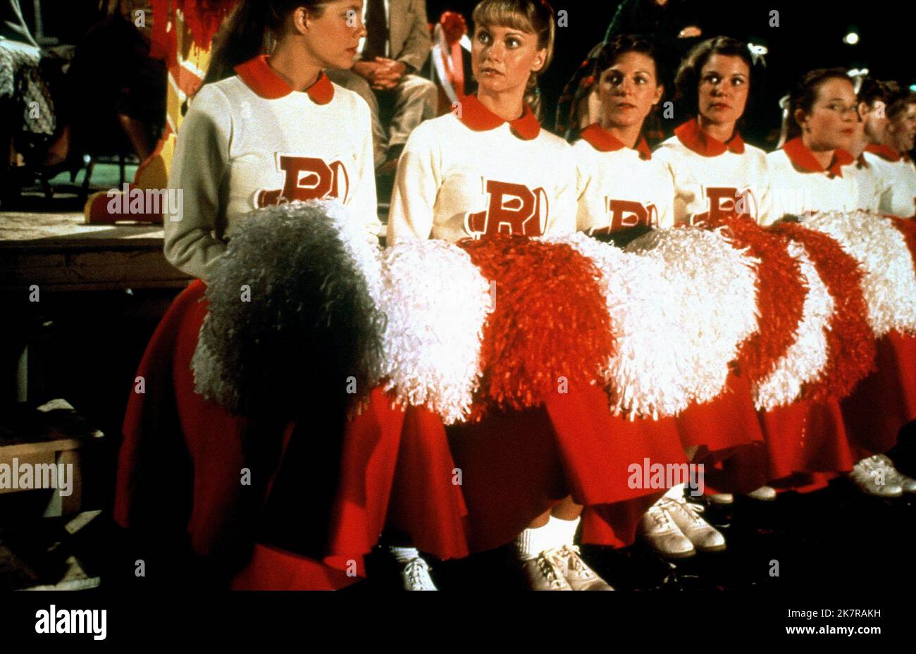Olivia Newton-John Film Grease (USA 1978) Charaktere: Sandy Olsson Regie: Randal Kleiser 13. Juni 1978 **WARNUNG** dieses Foto ist nur für redaktionelle Zwecke bestimmt und unterliegt dem Urheberrecht von PARAMOUNT PICTURES und/oder dem Fotografen, der von der Film- oder Produktionsgesellschaft beauftragt wurde. Es ist eine obligatorische Gutschrift erforderlich, um BILDER ZU ÜBERSCHNEIDEN. Der Fotograf sollte ebenfalls angerechnet werden, wenn er bekannt ist. Ohne schriftliche Genehmigung der Film Company kann keine kommerzielle Nutzung gewährt werden. Stockfoto