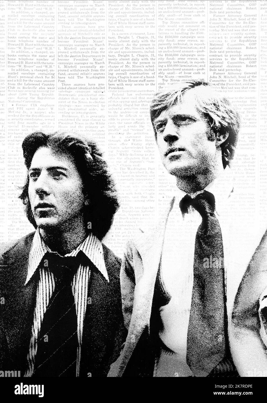 Dustin Hoffman & Robert Redford Film All the President'S Men (USA 1976