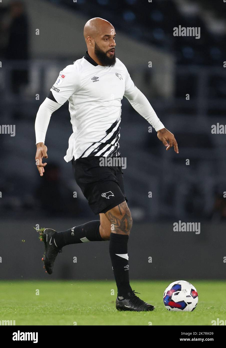 Derby, England, 18.. Oktober 2022. David McGoldrick von Derby County während des Papa Johns Trophy-Spiels im Pride Park Stadium, Derby. Bildnachweis sollte lauten: Darren Staples / Sportimage Stockfoto