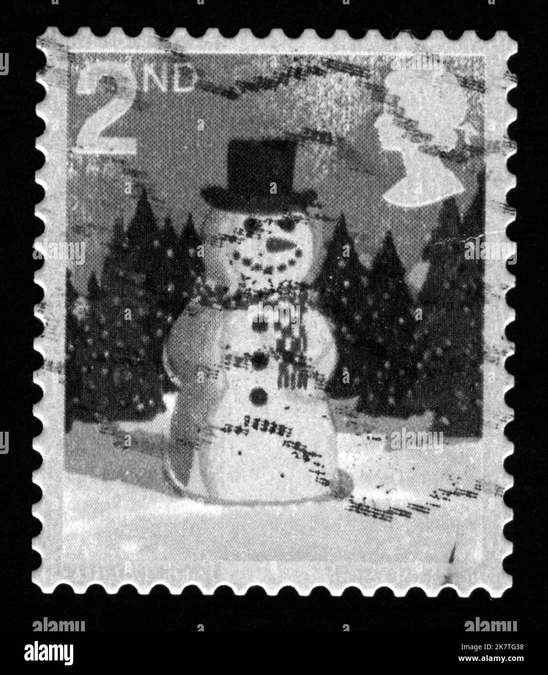 Weihnachtsbilder schneemann SchwarzweißStockfotos und bilder Alamy