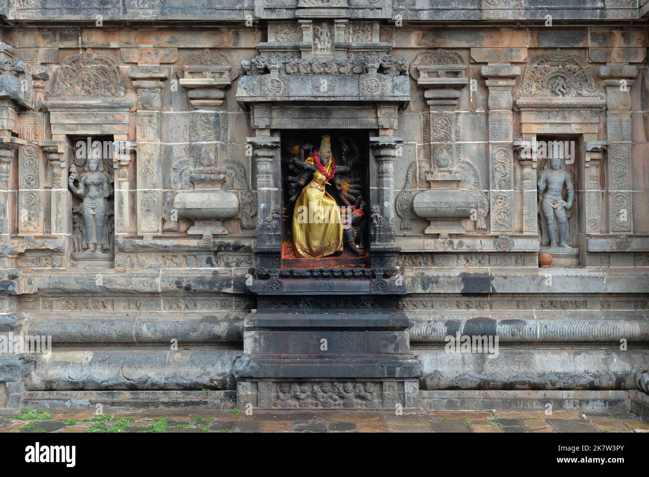 Chidambaram, Indien - 2022. Oktober: Der Thillai Nataraja Tempel, der dem tanzenden Shiva gewidmet ist Stockfoto