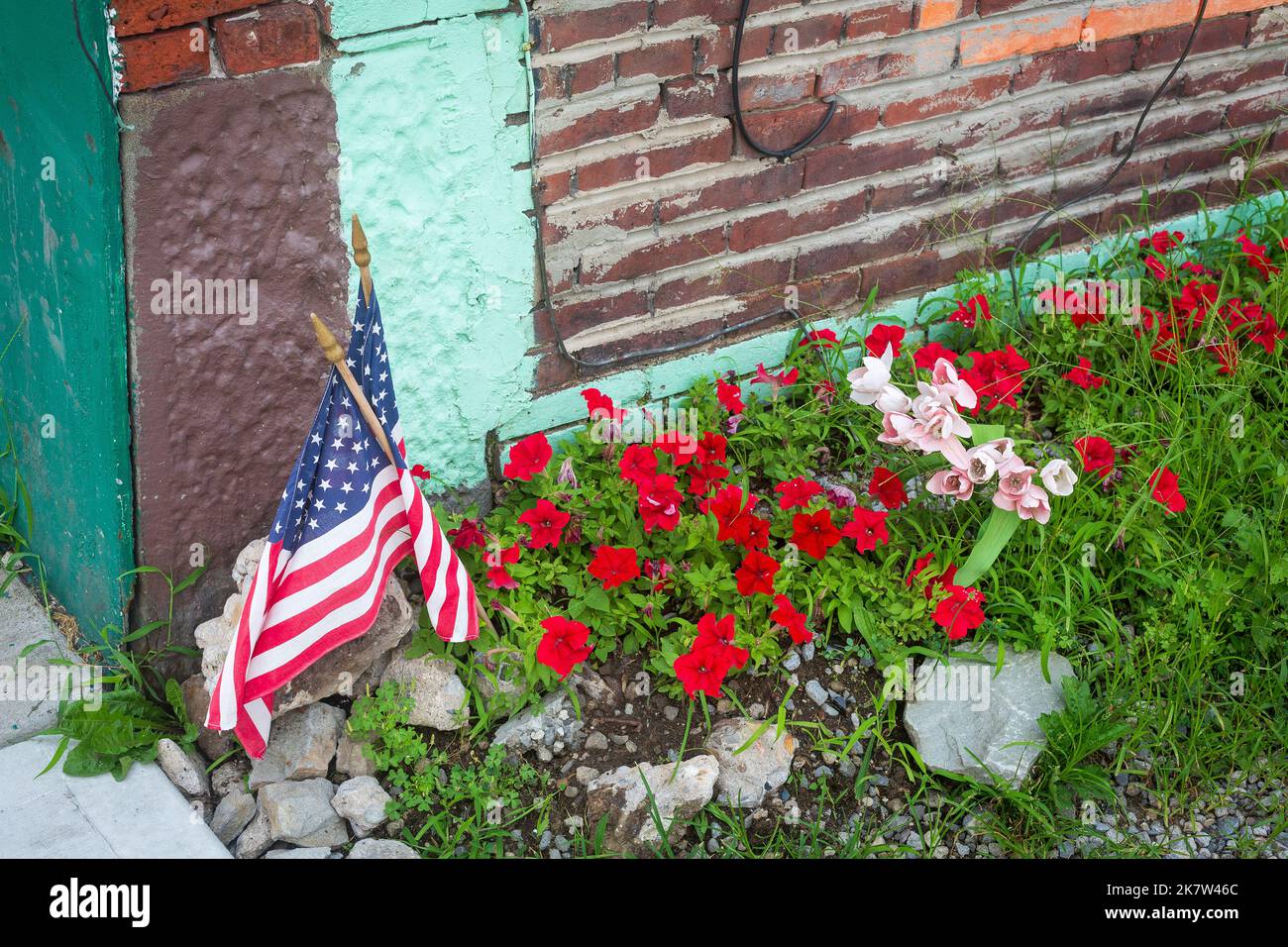 Braddock, Pennsylvania. Eine Stahlwerkstadt in den östlichen Vororten von Pittsburgh im Allegheny County, Stockfoto