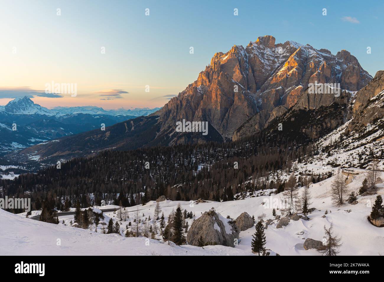 Cunturines, Alta Badia, Dolomiten Stockfoto