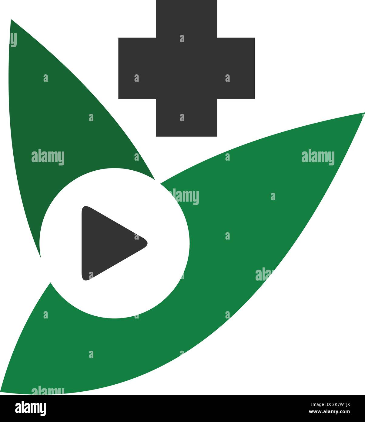 Health Talk Logo Symbol Illustration Markenidentität Stock Vektor