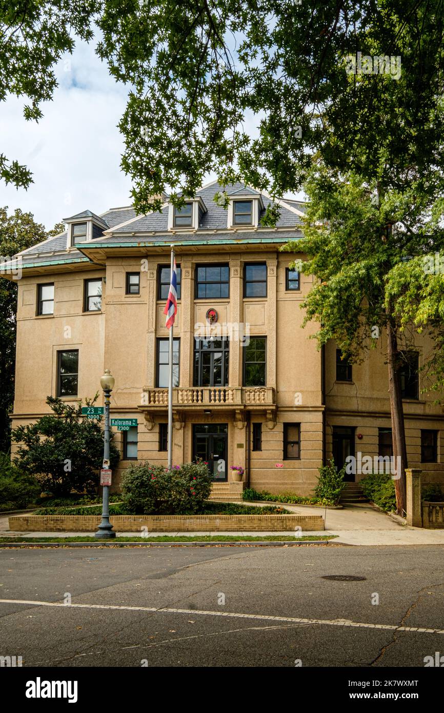 Royal Thai Embassy, 2300 Kalorama Road NW, Washington DC Stockfoto