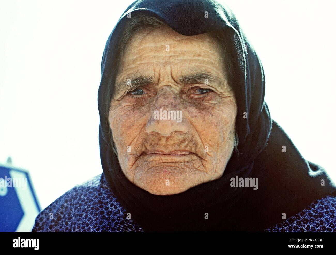 Alte Frauen auf der Insel Kreta Stockfoto