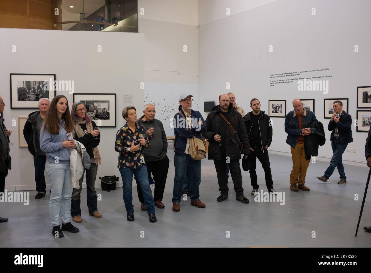 Eye Photography Festival 2022, im Aberystwyth Arts Centre, in Aberystwyth, Wales, 7. Oktober 2022. Stockfoto