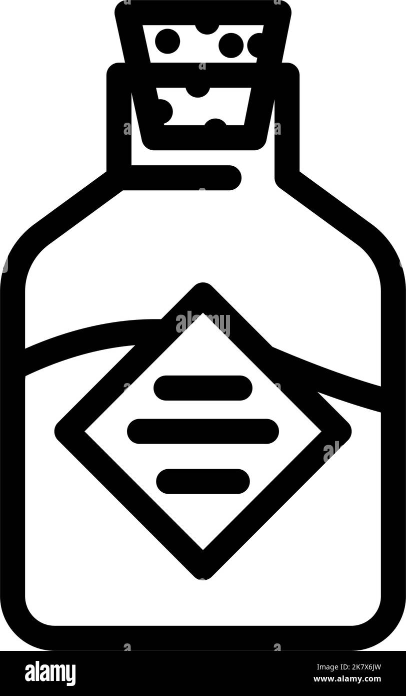 Abbildung des Symbols für die Salzlinie des Badezimmers Stock Vektor