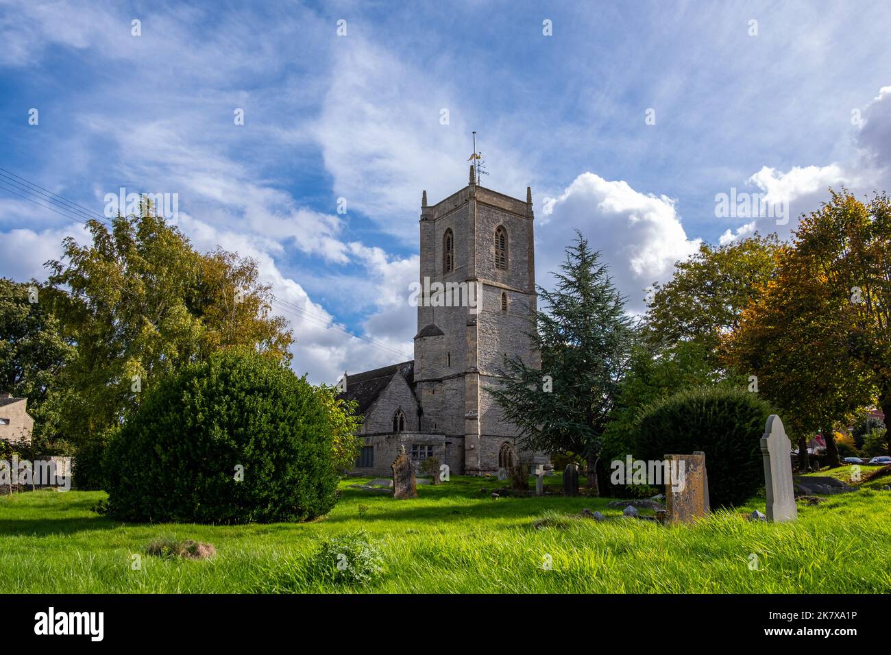 St. Thomas a Becket Church, Pucklechurch, Bristol, Großbritannien Stockfoto