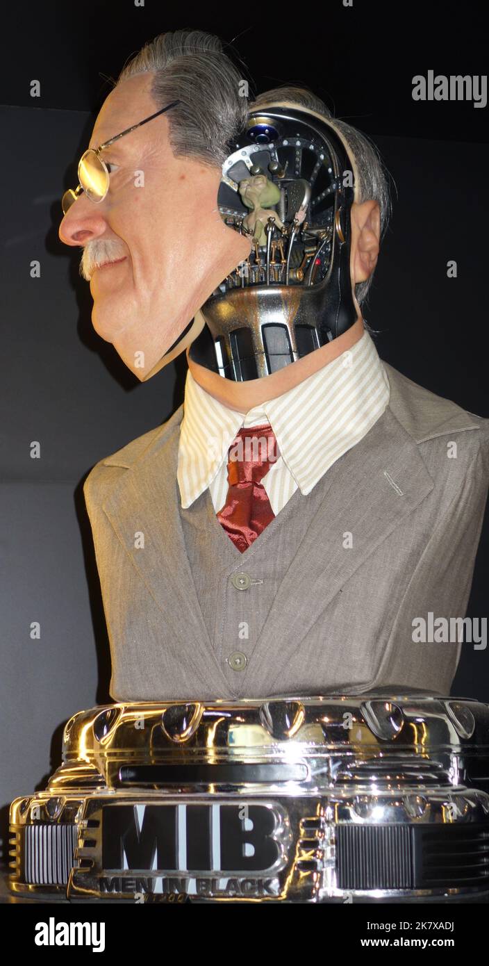 Figuren der Hollywood-Filme. Männer in Schwarz Stockfoto