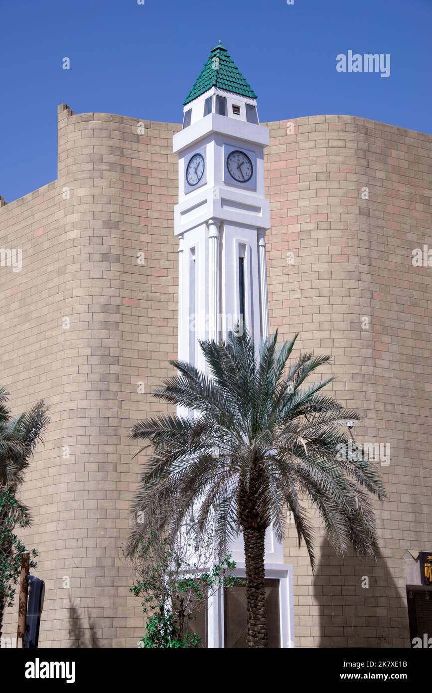 Uhrturm Altstadt Riad Saudi-Arabien Stockfoto