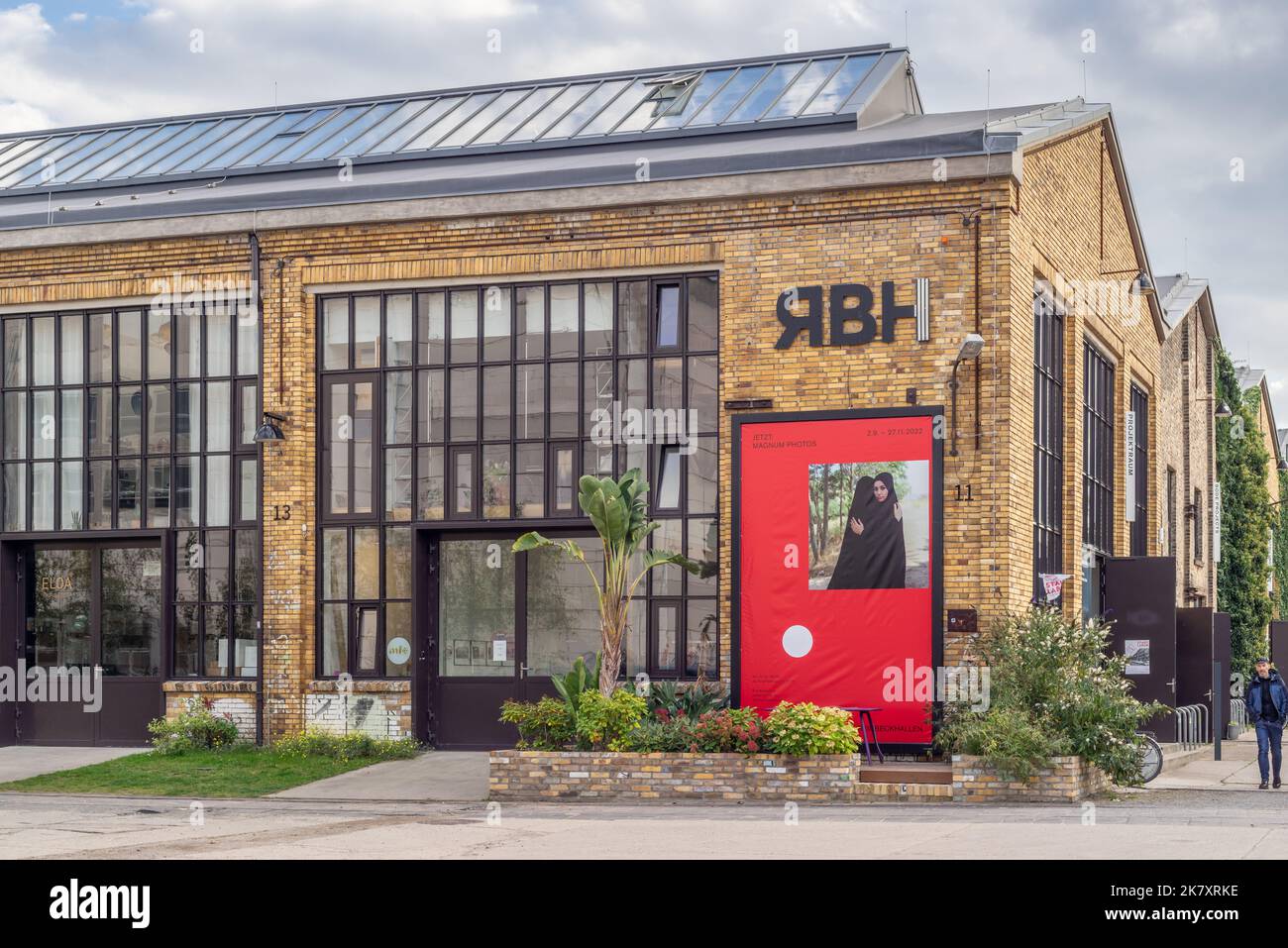 Reinbeckhallen - Museum Kulturzentrum für zeitgenössische Kunst in Berlin Oberschoeneweide (Oberschöneweide), Berlin, Deutschland, Europa Stockfoto