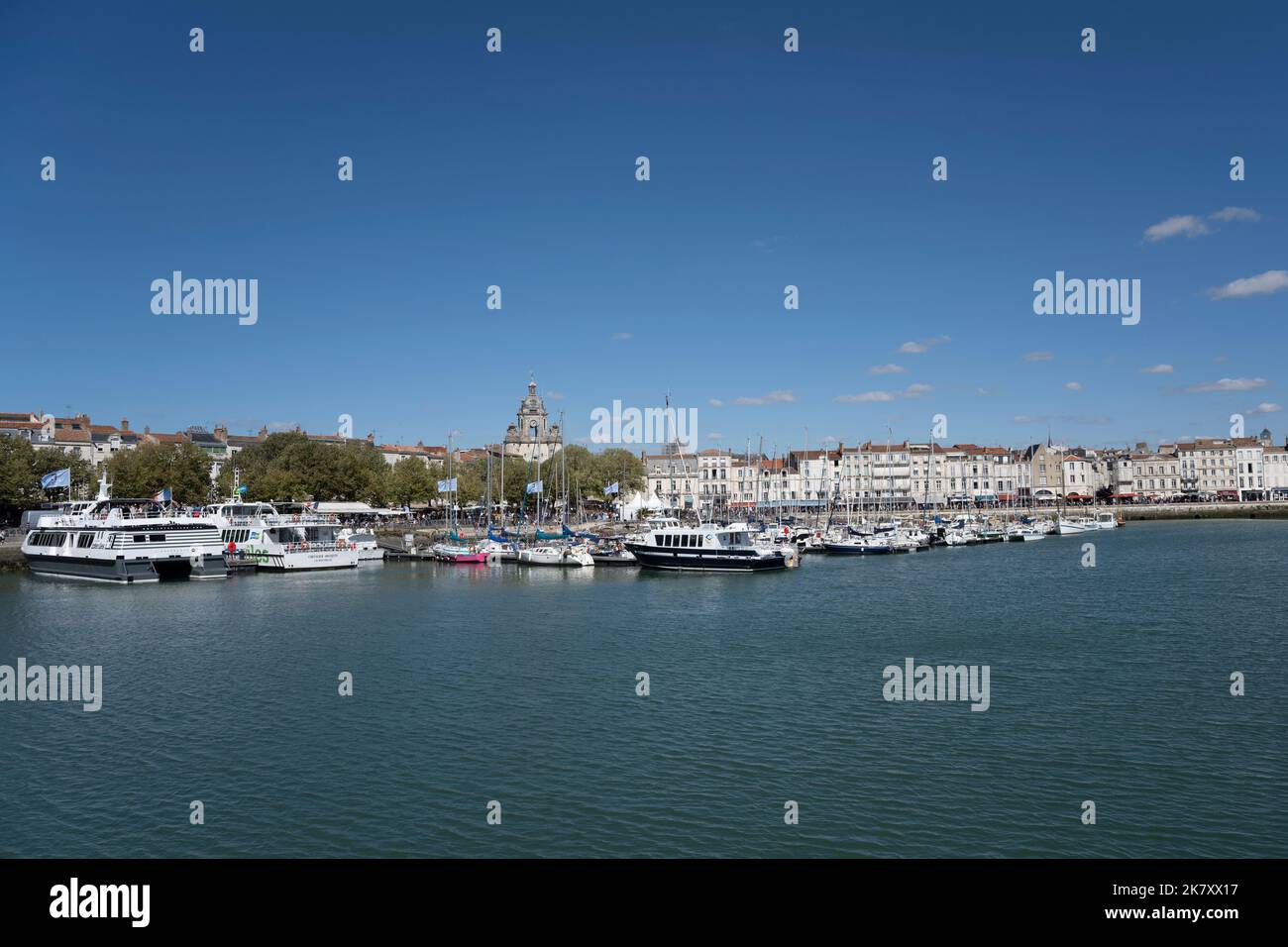 Der alte Hafen (Vieux Port) von La Rochelle, Charente Maritime, Nouvelle-Aquitaine, Frankreich Stockfoto