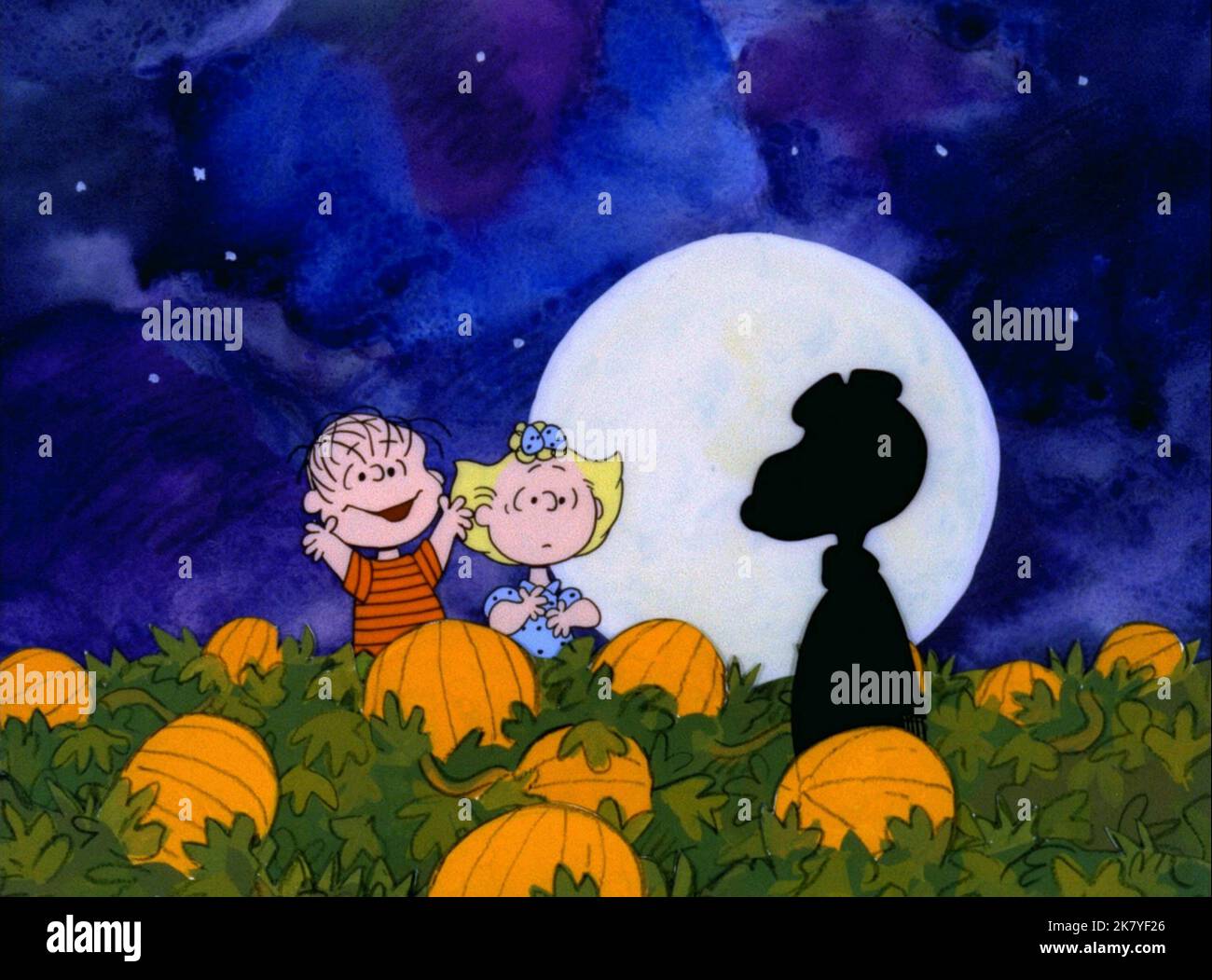 Linus & Sally Film IT's the Great Pumpkin, Charlie Brown (TV-Film) USA 1966, Regie: Bill Melendez 27. Oktober 1966 **WARNUNG** dieses Foto ist nur für redaktionelle Zwecke bestimmt und unterliegt dem Urheberrecht von CBS und/oder dem Fotografen, der von der Film- oder Produktionsgesellschaft beauftragt wurde. Es kann nur durch Veröffentlichungen in Verbindung mit der Werbung für den obigen Film reproduziert werden. Eine obligatorische Gutschrift an CBS ist erforderlich. Der Fotograf sollte ebenfalls angerechnet werden, wenn er bekannt ist. Ohne schriftliche Genehmigung der Film Company kann keine kommerzielle Nutzung gewährt werden. Stockfoto