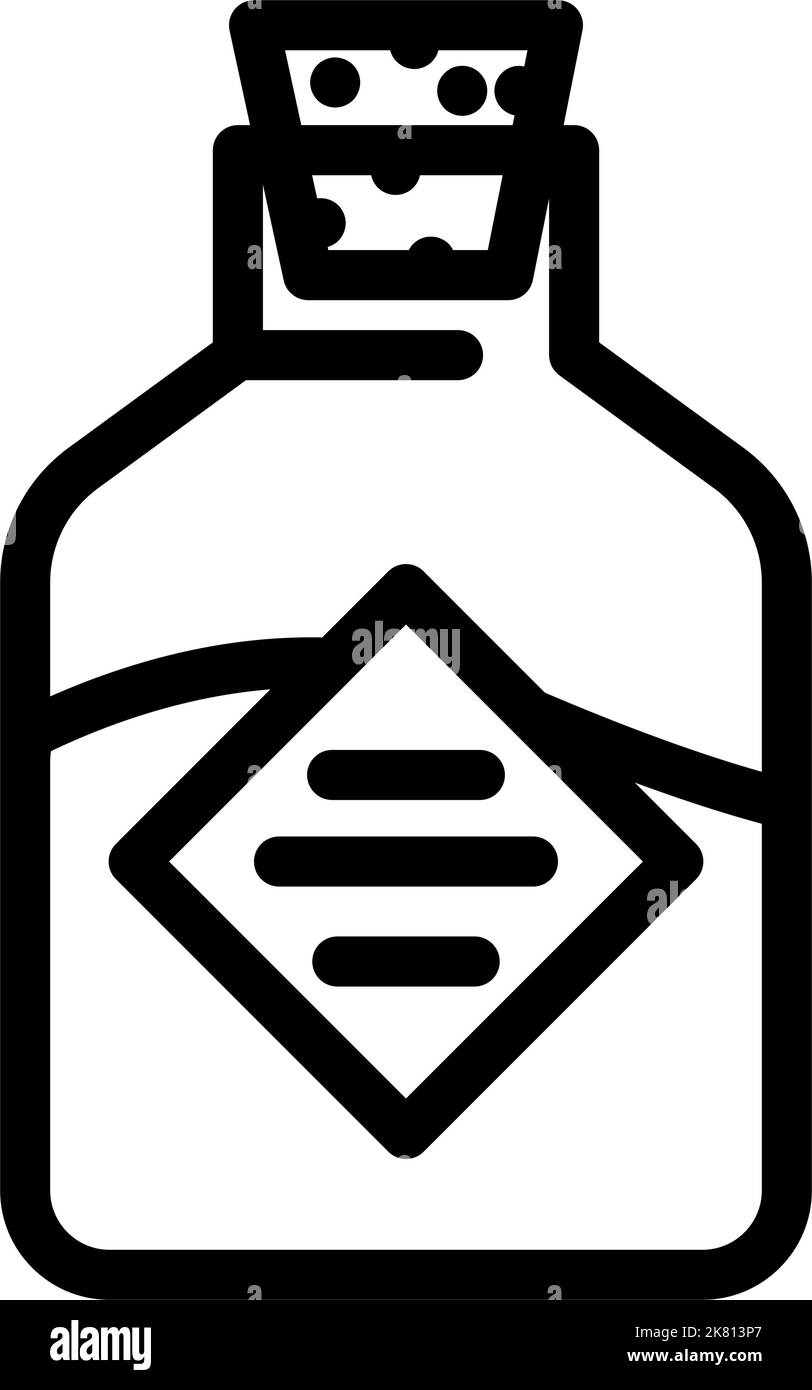 Abbildung des Symbols für die Salzlinie des Badezimmers Stock Vektor