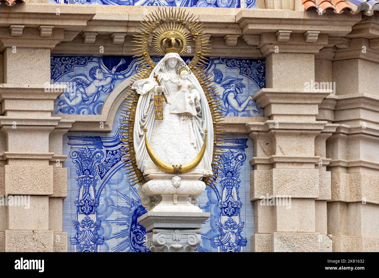 Ceuta traditionelle Architektur in einer spanischen Enklave in Afrika. Ceuta teilt sich eine Grenze mit Marokko. Spanien. Afrika. Stockfoto
