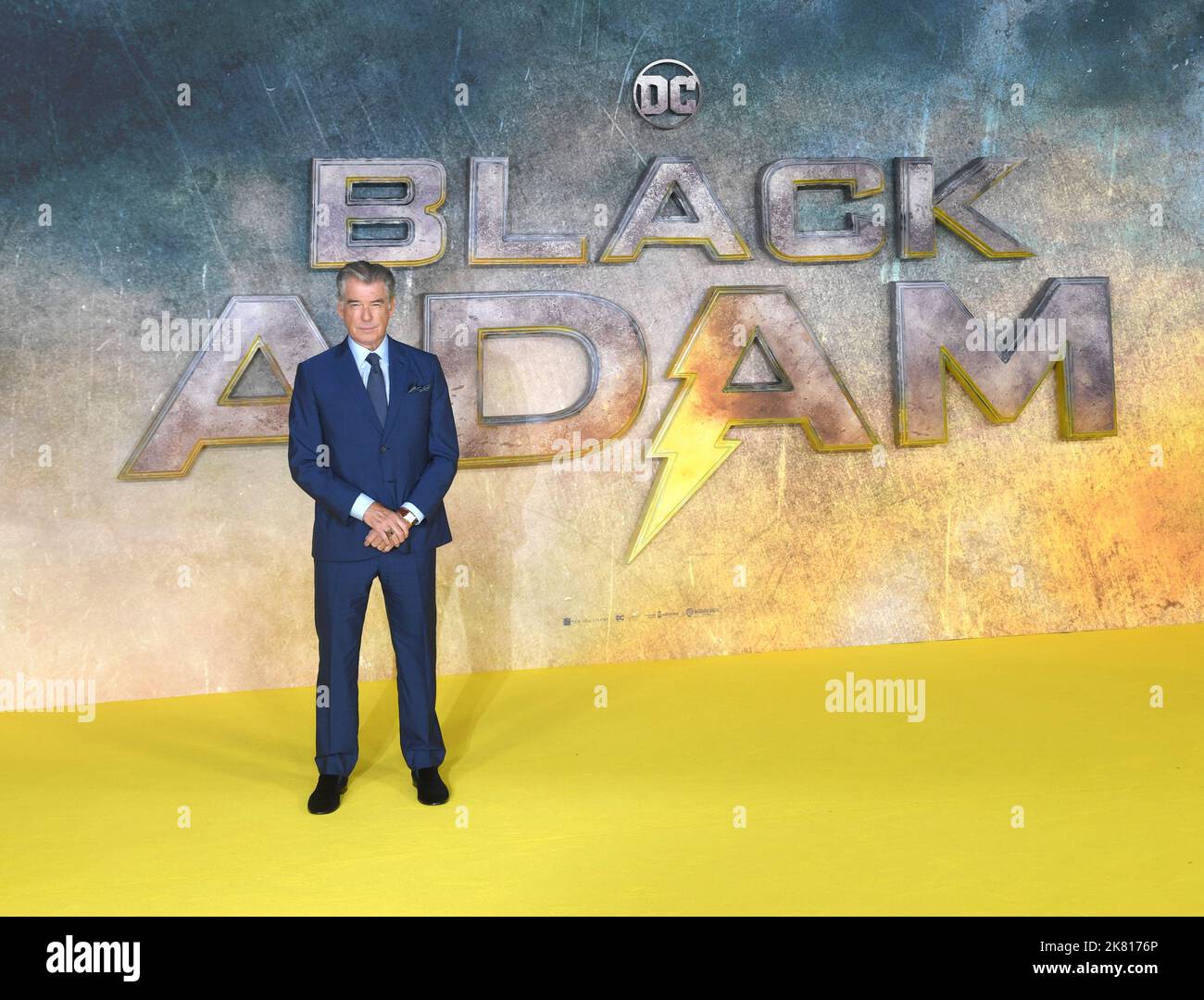 Foto muss gutgeschrieben werden ©Alpha Press 085000 18/10/2022 Pierce Brosnan Black Adam UK Premiere in London Stockfoto
