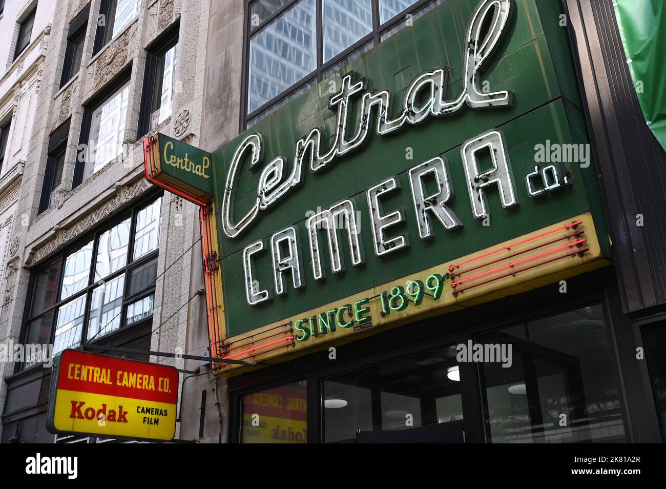 Central Camera Co., altes FotogeschŠft Downtown Chicago, Illinois, Vereinigte Staaten von Amerika Stockfoto Central Camera Co., altes FotogeschŠft Downtown Chicago, Illinois, Vereinigte Staaten von Amerika Stockfoto