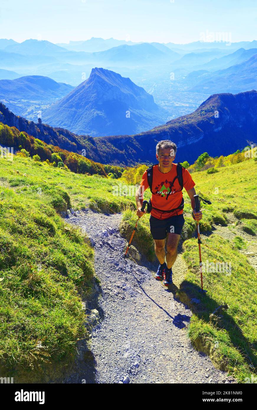 Frankreich, Isere (38) Naturpark von Chartreuse, auf die Spitze des Berges genannt La Sure Stockfoto