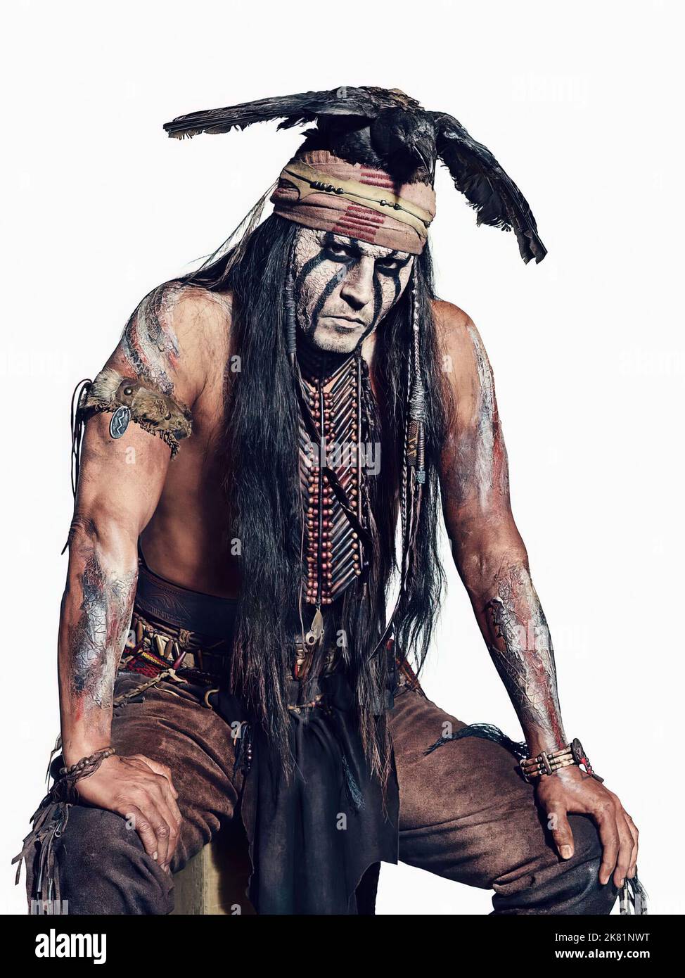 JOHNNY DEPP in THE LONE RANGER (2013), Regie GORE VERBINSKI. Bild: JERRY BRUCKHEIMER FILME / Album Stockfoto