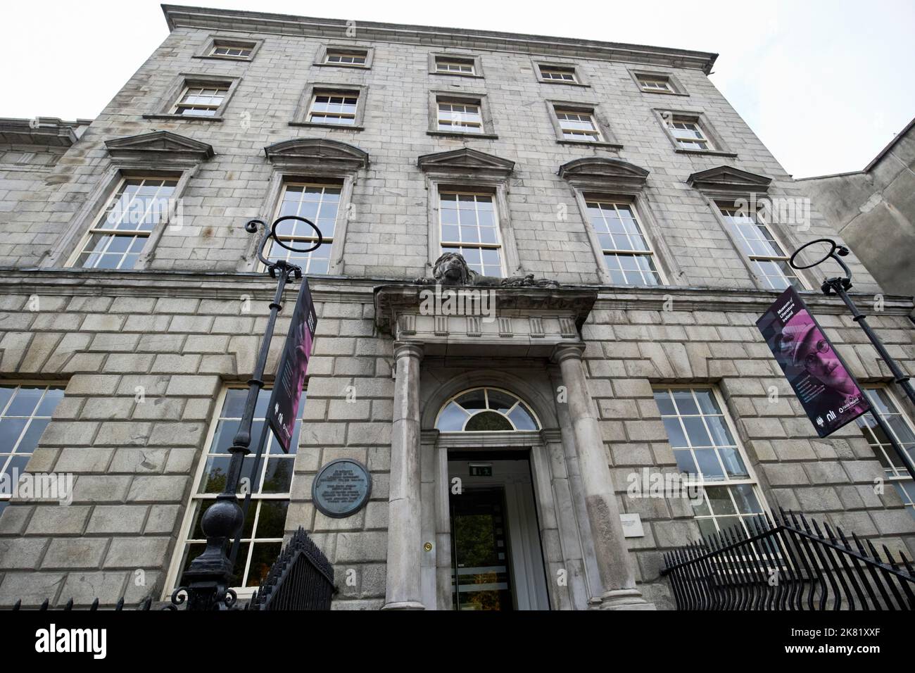 ucd newman House georgisches Stadthaus, Heimat des moli-Literaturmuseums irland dublin republik irland Stockfoto