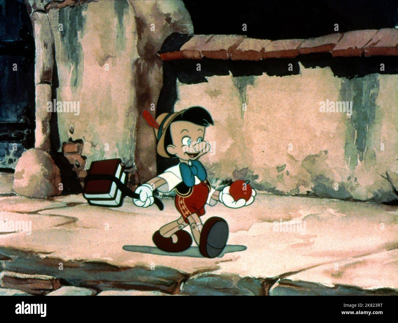 Pinocchio Film Pinocchio (USA 1940) Regie: Hamilton Luske, Ben Shapsteen 07. Februar 1940 **WARNUNG** dieses Foto ist nur für redaktionelle Zwecke bestimmt und unterliegt dem Urheberrecht von DISNEY und/oder dem Fotografen, der von der Film- oder Produktionsgesellschaft beauftragt wurde. Es kann nur durch Veröffentlichungen in Verbindung mit der Werbung für den oben genannten Film reproduziert werden. Eine obligatorische Gutschrift für DISNEY ist erforderlich. Der Fotograf sollte ebenfalls angerechnet werden, wenn er bekannt ist. Ohne schriftliche Genehmigung der Film Company kann keine kommerzielle Nutzung gewährt werden. Stockfoto