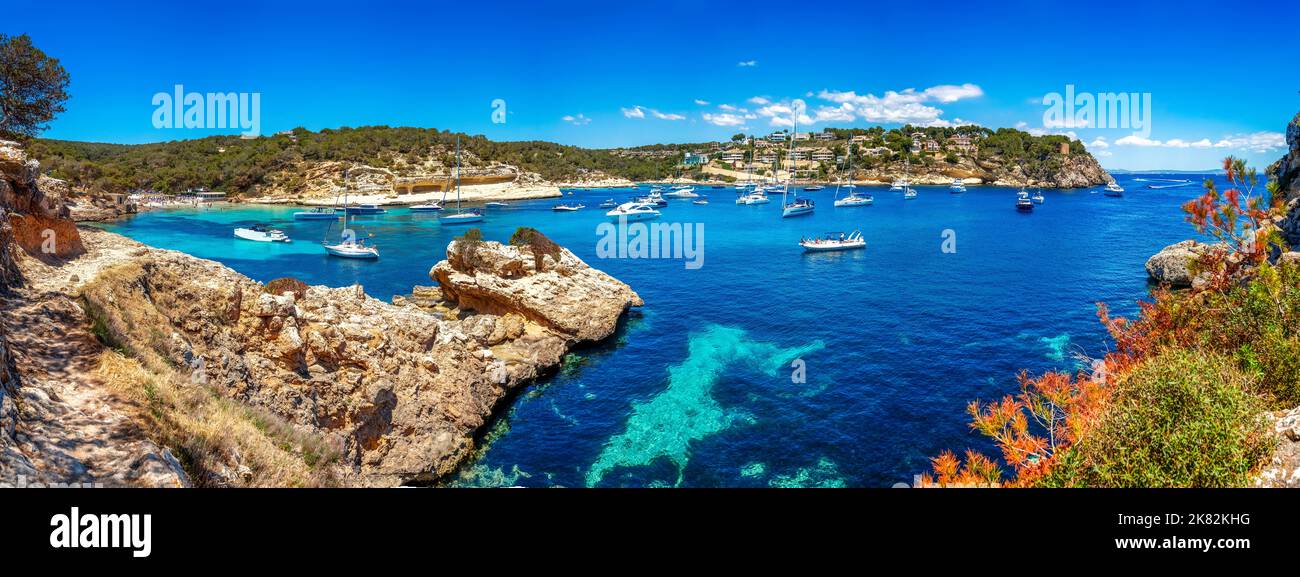 Cala Portals Vells Insel Mallorca, Spanien Stockfoto