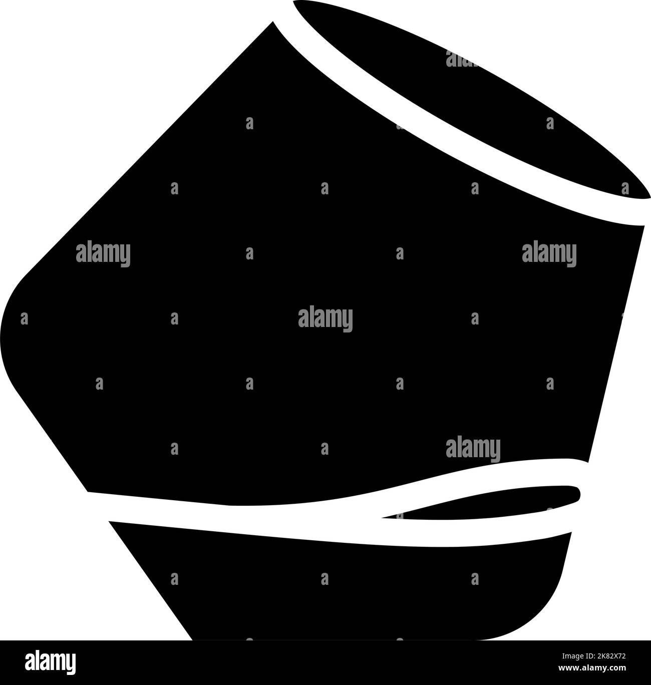 Trinken Wein Glas Glyphen Symbol Vektor Illustration Stock Vektor