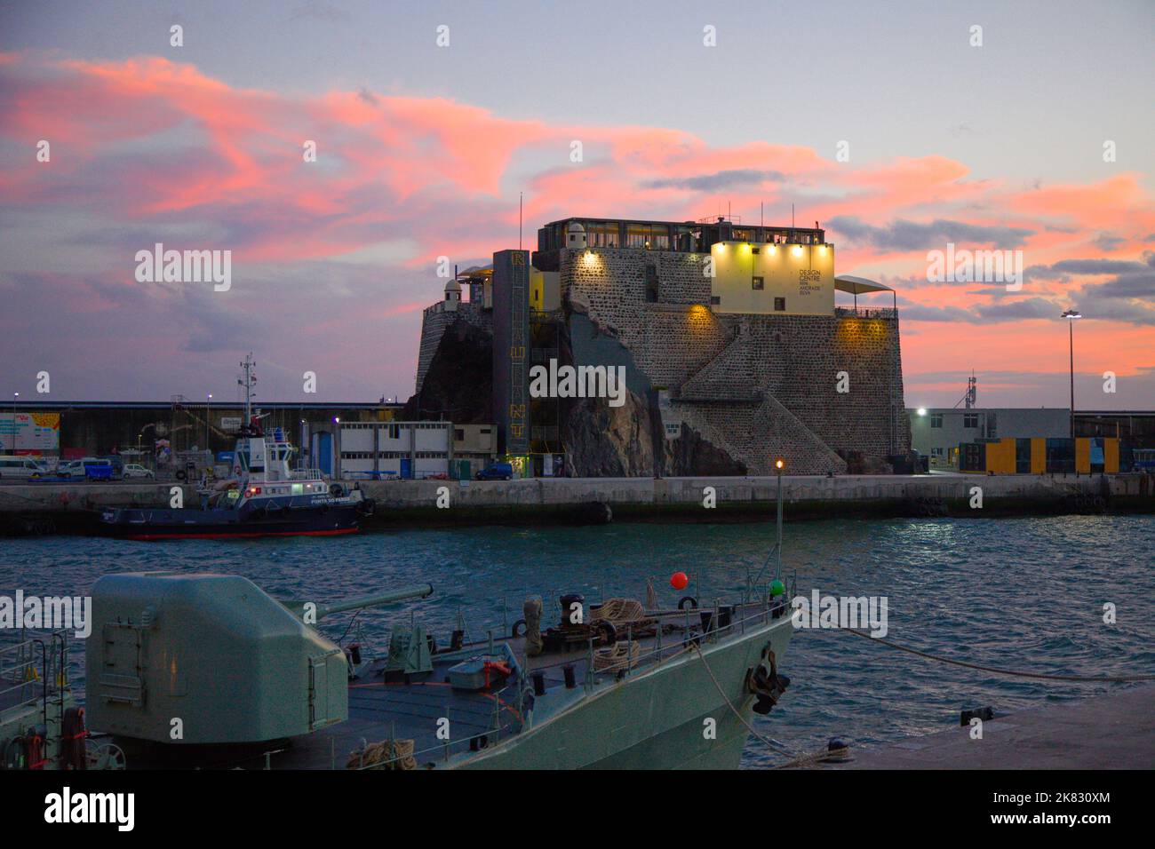 Portugal, Madeira, Funchal, Hafen, Kreuzfahrthafen, Design Center, Stockfoto