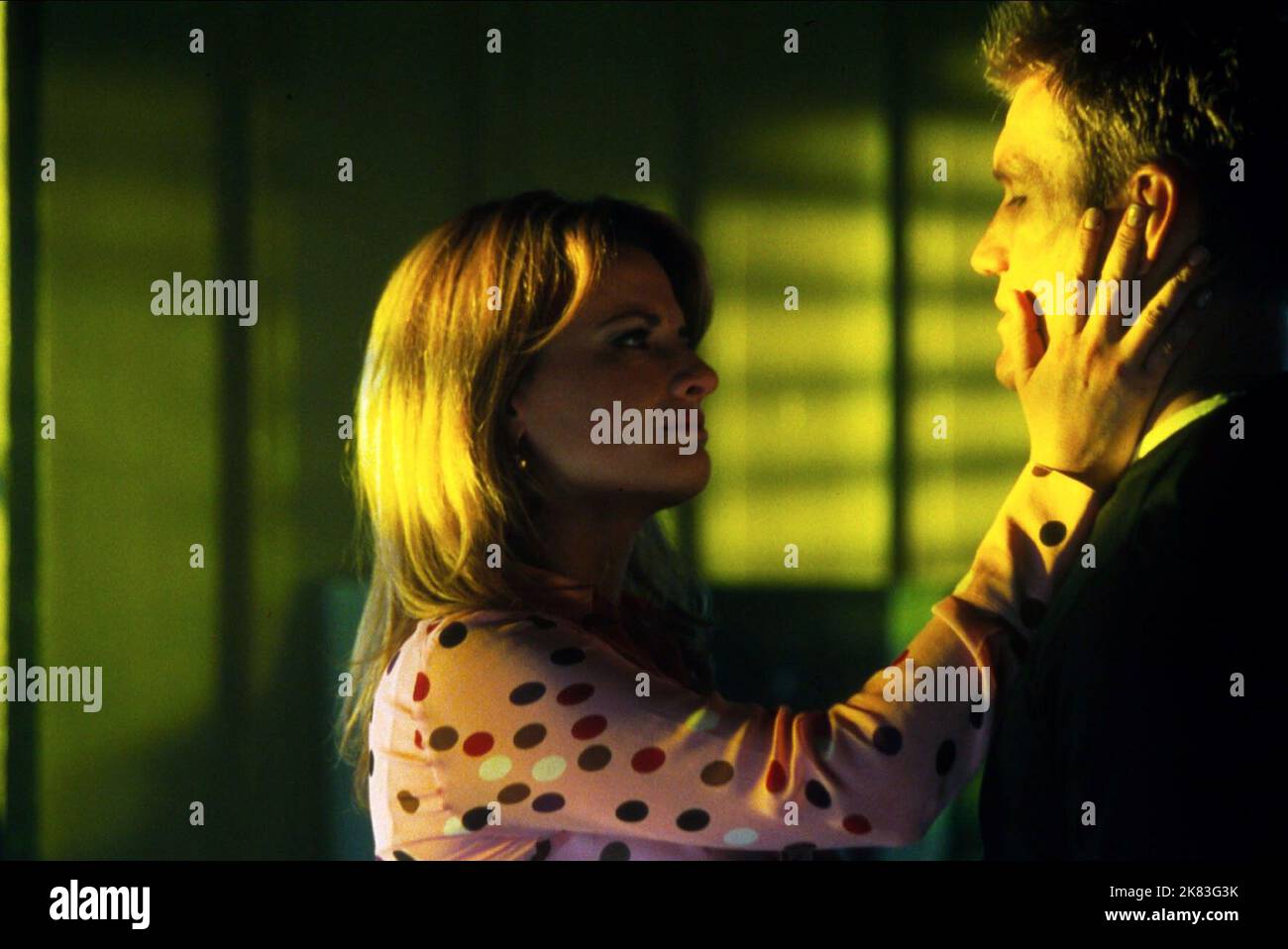 Brigitte Paquette & Dolph Lundgren Film: Hidden Agenda (CAN 2001) Charaktere: Connie Glenn, Jason Price / Titel auch: 'Concept of Fear' Regie: Marc S. Grenier 13 May 2001 **WARNUNG** Dieses Foto ist nur für den redaktionellen Gebrauch bestimmt und unterliegt dem Copyright der VON der Film- oder Produktionsfirma beauftragten VERBREITUNG VON HOCHFLIEGERN und/oder des Fotografen und kann nur durch Publikationen im Zusammenhang mit der Bewerbung des oben genannten Films reproduziert werden. Eine obligatorische Gutschrift für DIE VERTEILUNG VON FLUGBLÄTTERN ist erforderlich. Der Fotograf sollte auch bei Bekanntwerden des Fotos gutgeschrieben werden. Ohne wri kann keine kommerzielle Nutzung gewährt werden Stockfoto