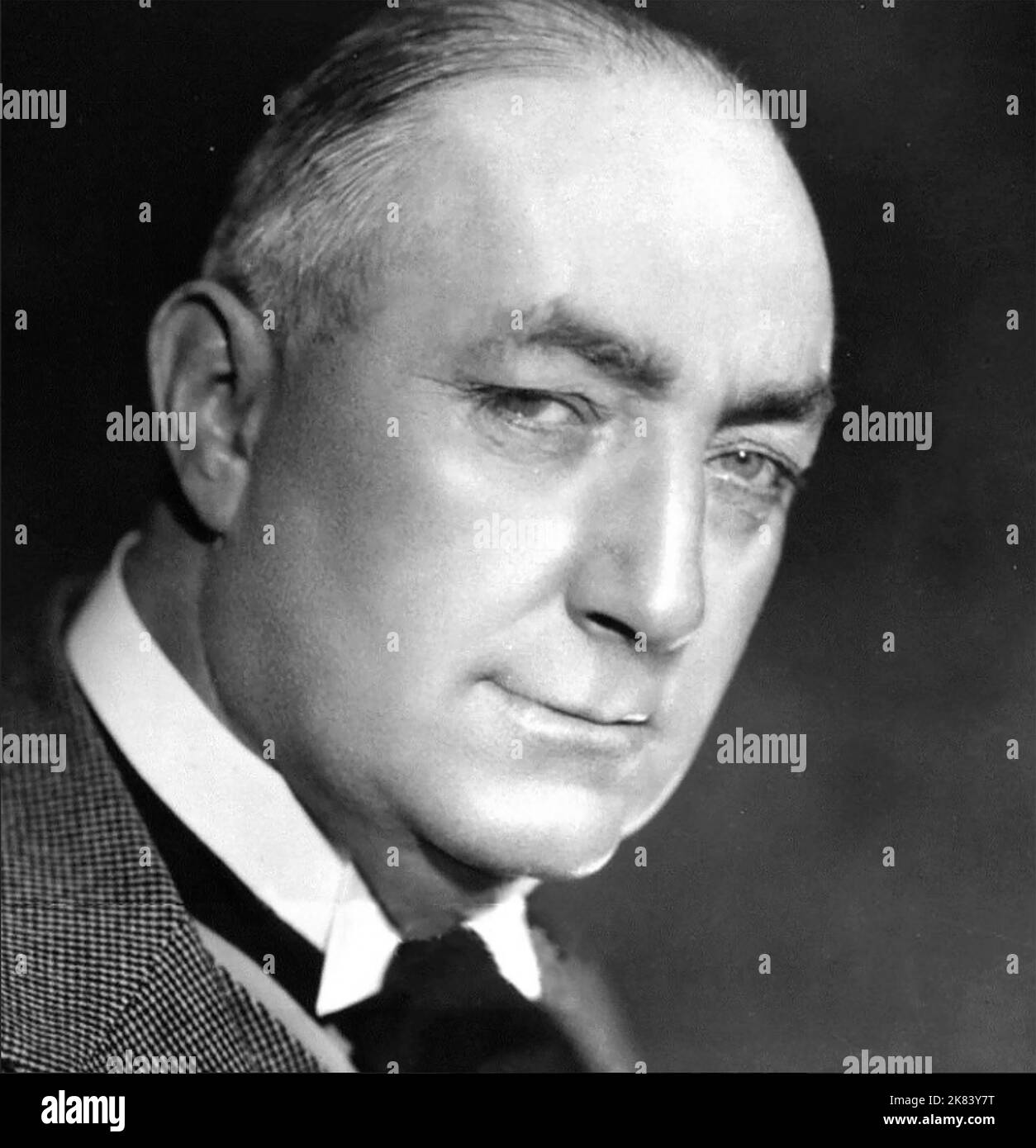 EDGAR WALLACE (1875-1832) englischer Schriftsteller, Autor, Dramatiker, Journalist und Schöpfer von King Kong um 1930 Stockfoto