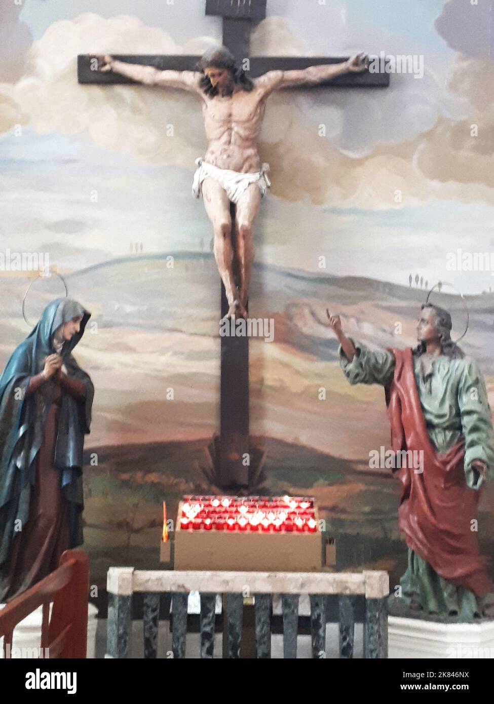 Die katholische Kathedrale von St. Mary the Crowned auf dem Felsen von Gibraltar Stockfoto