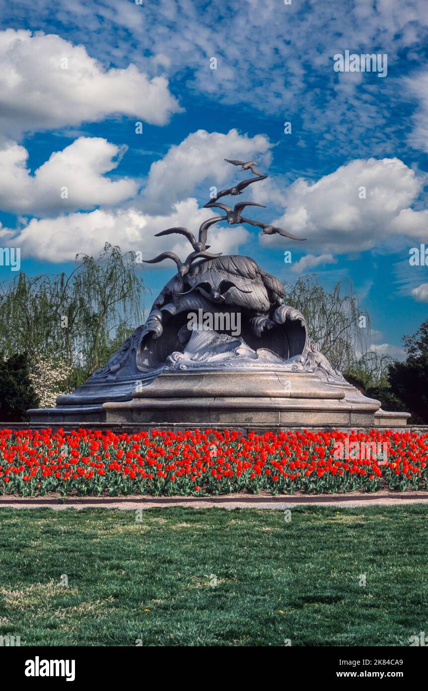 Marine Merchant Marine Memorial to those Lost at Sea in World war I, Washington, DC. Gewidmet 1934, Bildhauer: Ernesto Begni del Piatta. Stockfoto