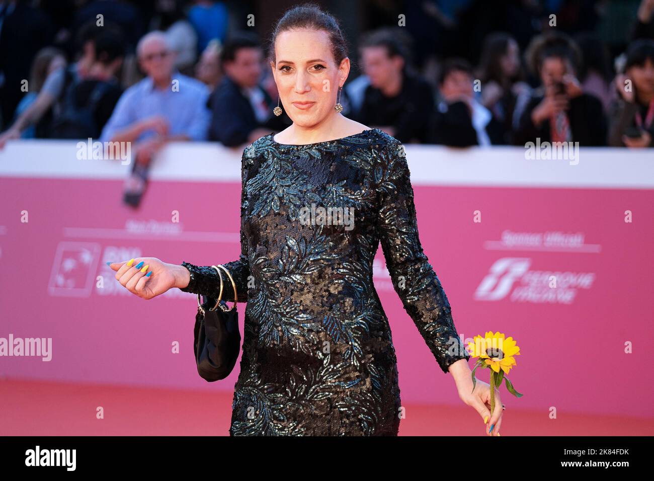 20. Oktober 2022, Rom, Rom, Italien: Lili Rosen für "SHTTL"-Film auf rotem Teppich während des Rome Film Festival. (Bild: © Elena Vizzoca/Pacific Press via ZUMA Press Wire) Stockfoto