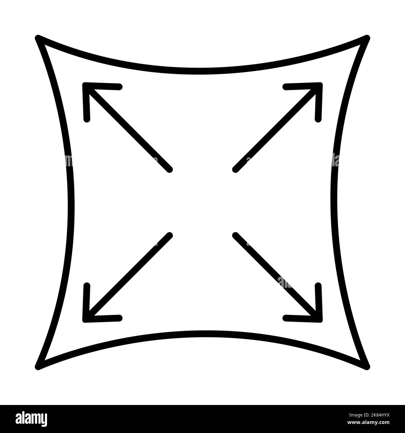 Elastischer Symbolvektor für Grafikdesign, Logo, Website, Social Media, mobile App, UI-Abbildung Stock Vektor