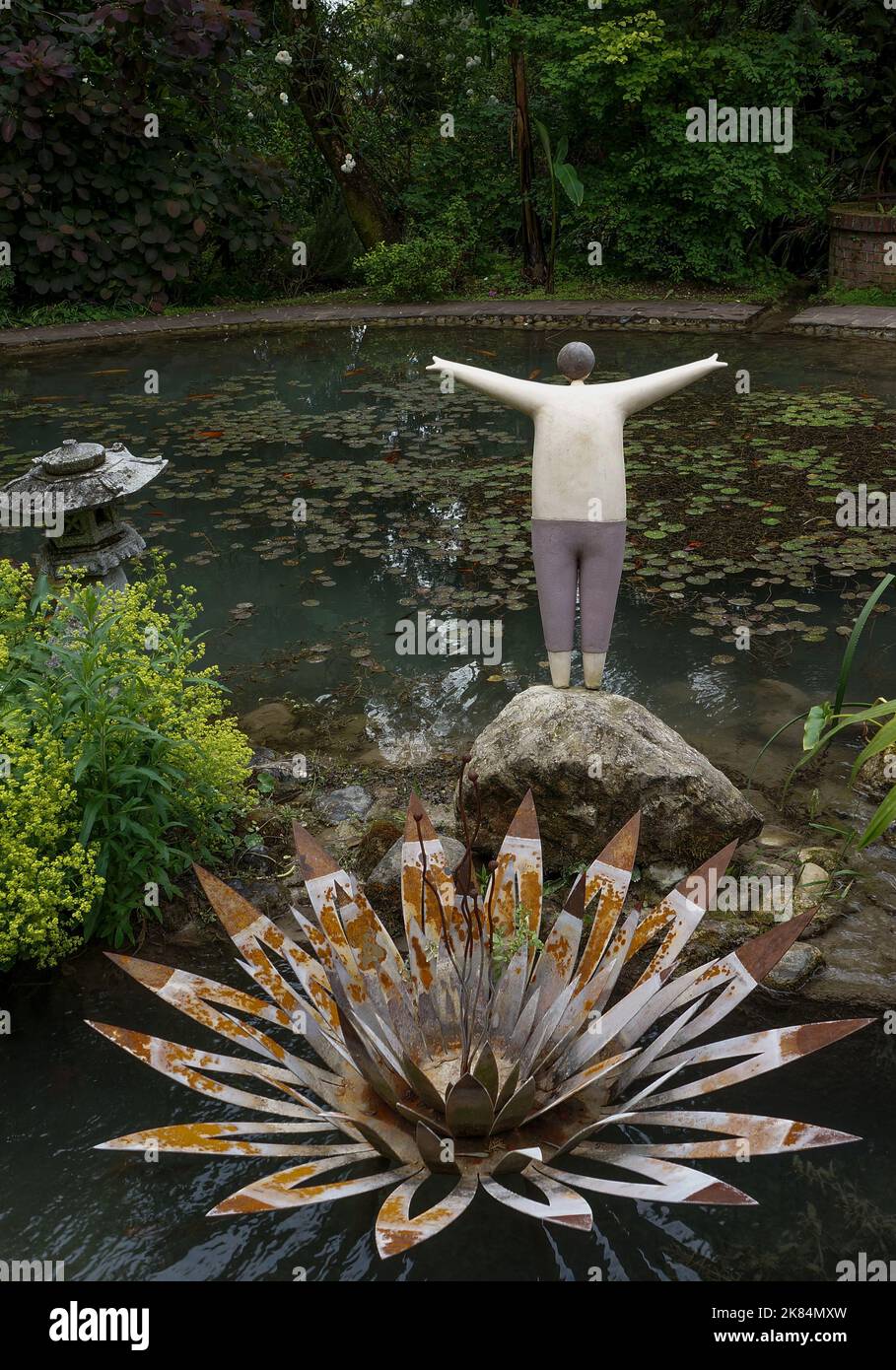 Botanischer Garten Der Stiftung André Heller Stockfoto