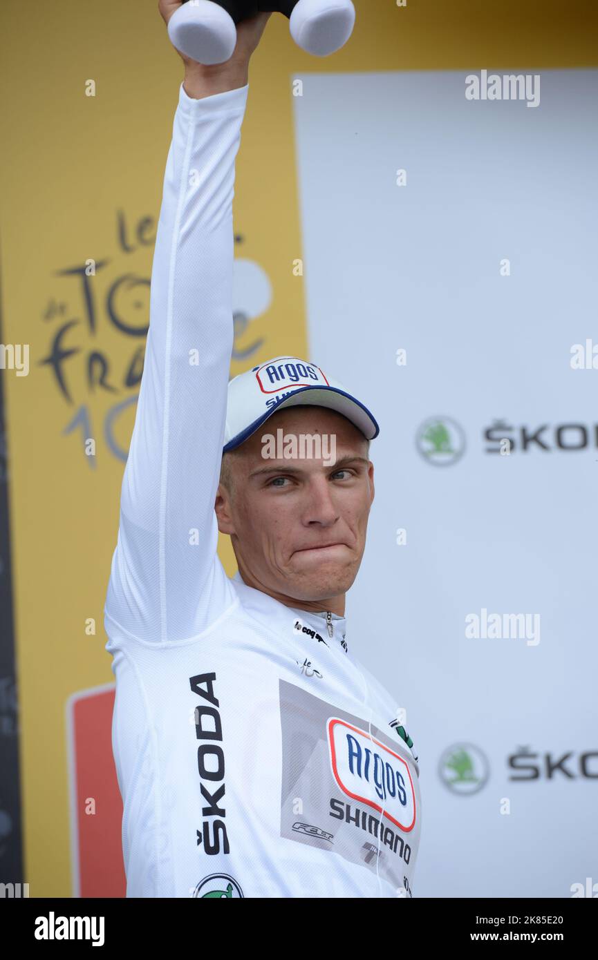 Marcel Kittle Team Argos Shimano gewinnt die Etappe im Endspurt 100m